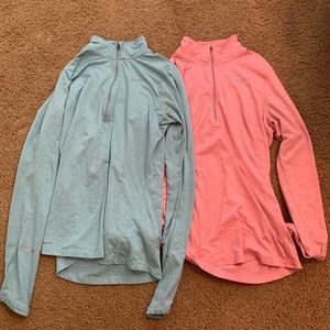 Nike half zip jackets